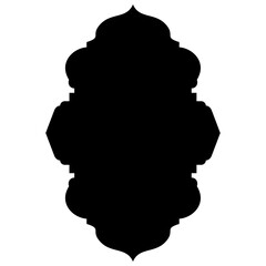 Islamic Label Emblem Shape Glyph Pictogram symbol visual illustration