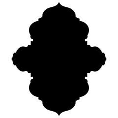 Islamic Label Emblem Shape Glyph Pictogram symbol visual illustration