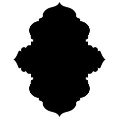 Islamic Label Emblem Shape Glyph Pictogram symbol visual illustration