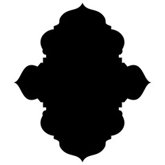 Islamic Label Emblem Shape Glyph Pictogram symbol visual illustration