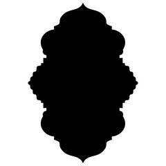 Islamic Label Emblem Shape Glyph Pictogram symbol visual illustration