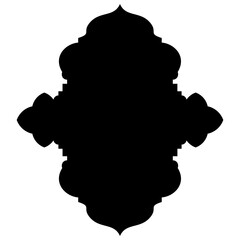 Islamic Label Emblem Shape Glyph Pictogram symbol visual illustration