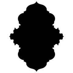 Islamic Label Emblem Shape Glyph Pictogram symbol visual illustration
