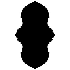 Islamic Label Emblem Shape Glyph Pictogram symbol visual illustration