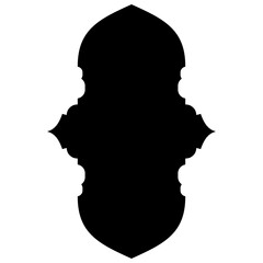 Islamic Label Emblem Shape Glyph Pictogram symbol visual illustration