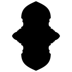 Islamic Label Emblem Shape Glyph Pictogram symbol visual illustration