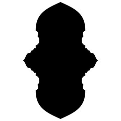 Islamic Label Emblem Shape Glyph Pictogram symbol visual illustration