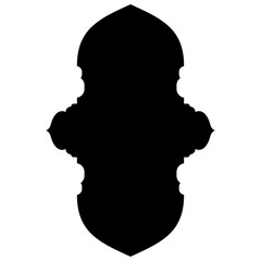 Islamic Label Emblem Shape Glyph Pictogram symbol visual illustration