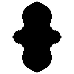 Islamic Label Emblem Shape Glyph Pictogram symbol visual illustration