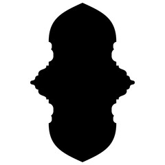 Islamic Label Emblem Shape Glyph Pictogram symbol visual illustration