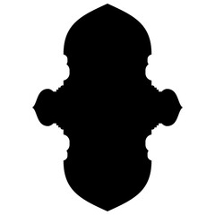 Islamic Label Emblem Shape Glyph Pictogram symbol visual illustration
