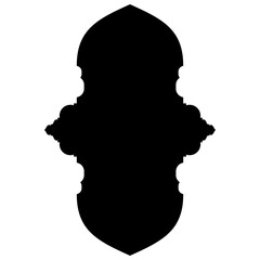 Islamic Label Emblem Shape Glyph Pictogram symbol visual illustration
