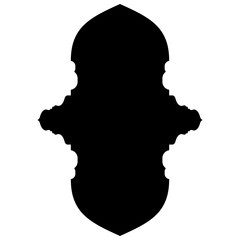Islamic Label Emblem Shape Glyph Pictogram symbol visual illustration