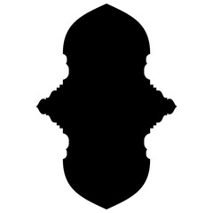 Islamic Label Emblem Shape Glyph Pictogram symbol visual illustration