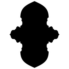 Islamic Label Emblem Shape Glyph Pictogram symbol visual illustration