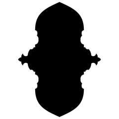 Islamic Label Emblem Shape Glyph Pictogram symbol visual illustration