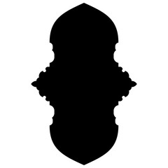 Islamic Label Emblem Shape Glyph Pictogram symbol visual illustration