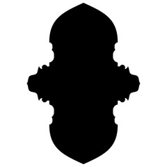 Islamic Label Emblem Shape Glyph Pictogram symbol visual illustration