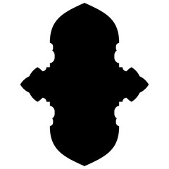 Islamic Label Emblem Shape Glyph Pictogram symbol visual illustration