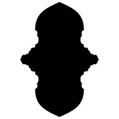 Islamic Label Emblem Shape Glyph Pictogram symbol visual illustration