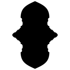 Islamic Label Emblem Shape Glyph Pictogram symbol visual illustration