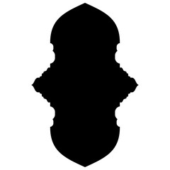 Islamic Label Emblem Shape Glyph Pictogram symbol visual illustration