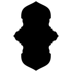 Islamic Label Emblem Shape Glyph Pictogram symbol visual illustration