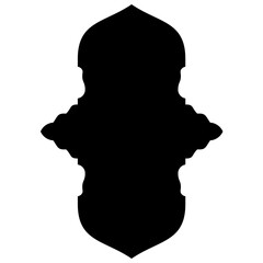 Islamic Label Emblem Shape Glyph Pictogram symbol visual illustration turkish Iranian and Arabic style 