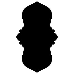 Islamic Label Emblem Shape Glyph Pictogram symbol visual illustration