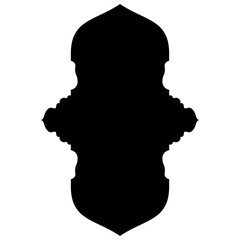 Islamic Label Emblem Shape Glyph Pictogram symbol visual illustration