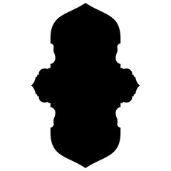 Islamic Label Emblem Shape Glyph Pictogram symbol visual illustration