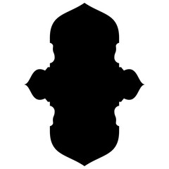 Islamic Label Emblem Shape Glyph Pictogram symbol visual illustration