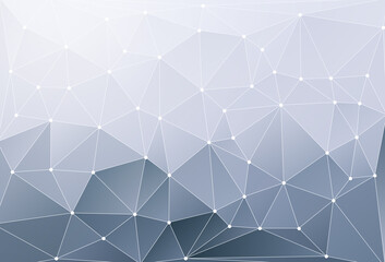 Light gray and bluish grey mesh grid polygon vector pattern background with color gradient....