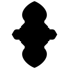 Islamic Label Emblem Shape Glyph Pictogram symbol visual illustration