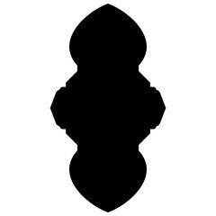 Islamic Label Emblem Shape Glyph Pictogram symbol visual illustration