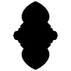 Islamic Label Emblem Shape Glyph Pictogram symbol visual illustration