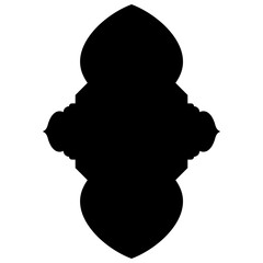 Islamic Label Emblem Shape Glyph Pictogram symbol visual illustration