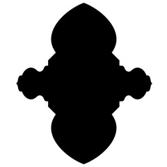 Islamic Label Emblem Shape Glyph Pictogram symbol visual illustration