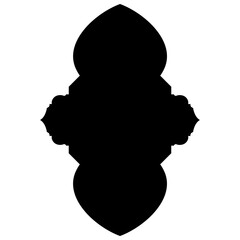 Islamic Label Emblem Shape Glyph Pictogram symbol visual illustration