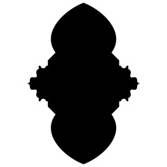 Islamic Label Emblem Shape Glyph Pictogram symbol visual illustration