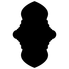 Islamic Label Emblem Shape Glyph Pictogram symbol visual illustration