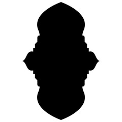 Islamic Label Emblem Shape Glyph Pictogram symbol visual illustration