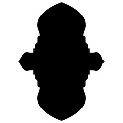 Islamic Label Emblem Shape Glyph Pictogram symbol visual illustration