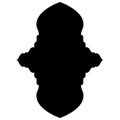 Islamic Label Emblem Shape Glyph Pictogram symbol visual illustration