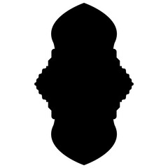 Islamic Label Emblem Shape Glyph Pictogram symbol visual illustration