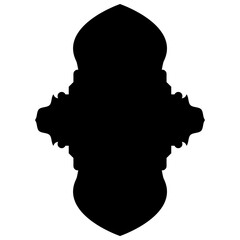 Islamic Label Emblem Shape Glyph Pictogram symbol visual illustration