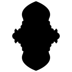 Islamic Label Emblem Shape Glyph Pictogram symbol visual illustration