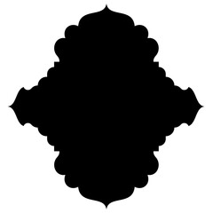 Islamic Label Emblem Shape Glyph Pictogram symbol visual illustration