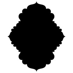 Islamic Label Emblem Shape Glyph Pictogram symbol visual illustration