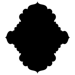 Islamic Label Emblem Shape Glyph Pictogram symbol visual illustration